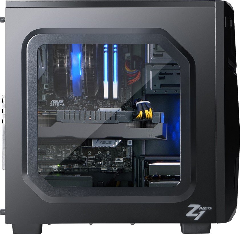 Корпус Zalman Z1 NEO Black + Блок питания 600W AeroCool VX 600